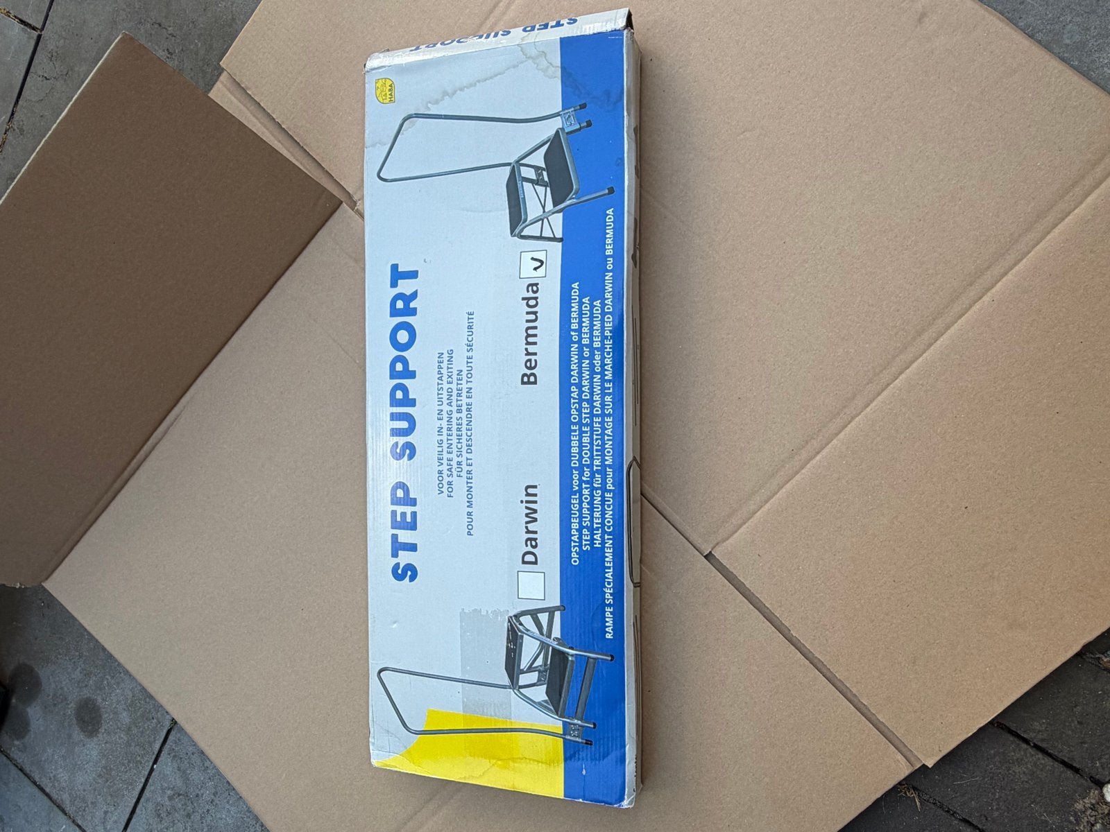 Step Support voor dubbele opstap Darwin of Bermuda, Trap, Nieuw, Ophalen of Verzenden, Opvouwbaar of Inschuifbaar