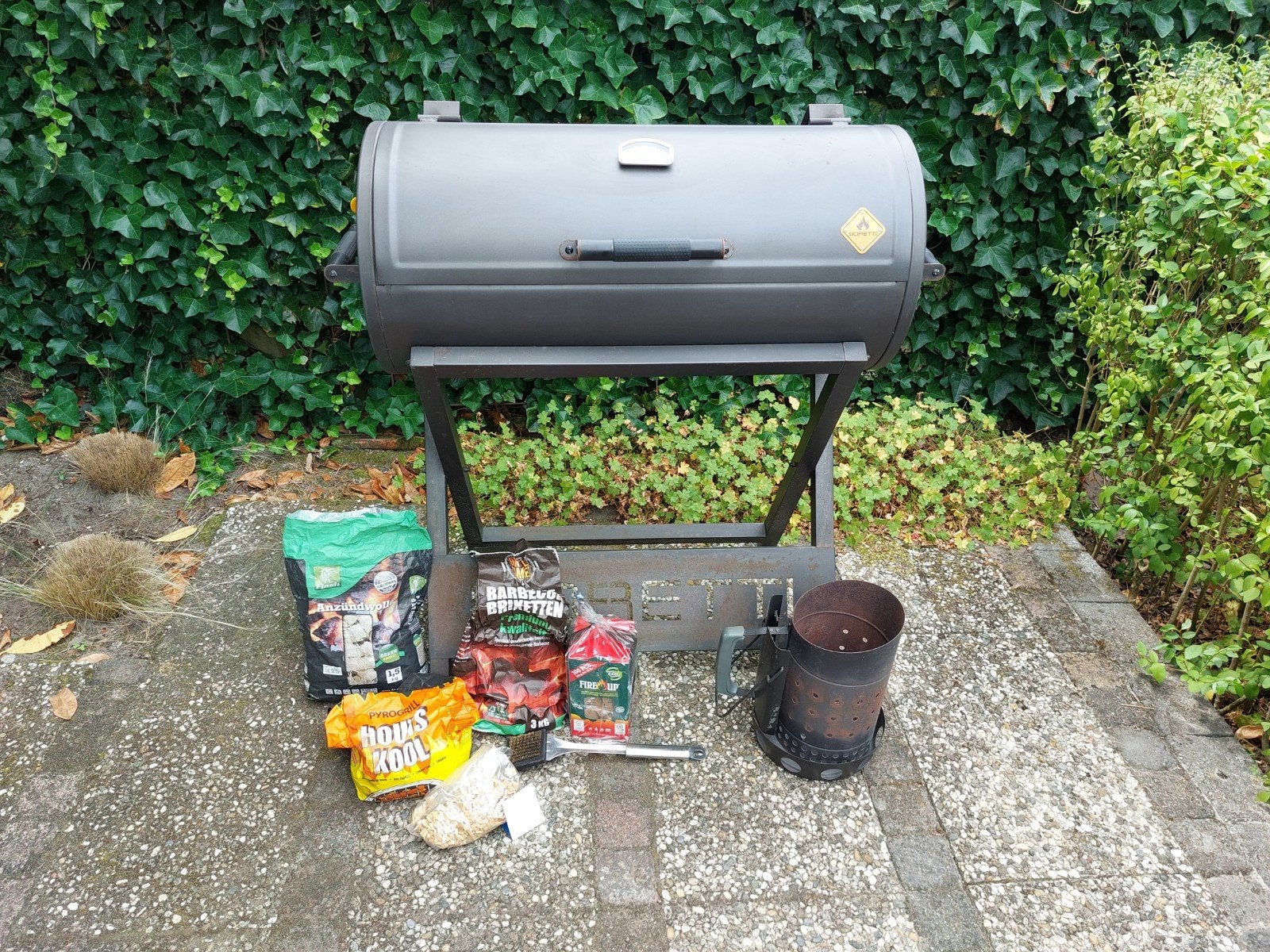 Boretti Barilo bbq met accessoires zie omschrijving, Ophalen, Gebruikt, Boretti, Met accessoires