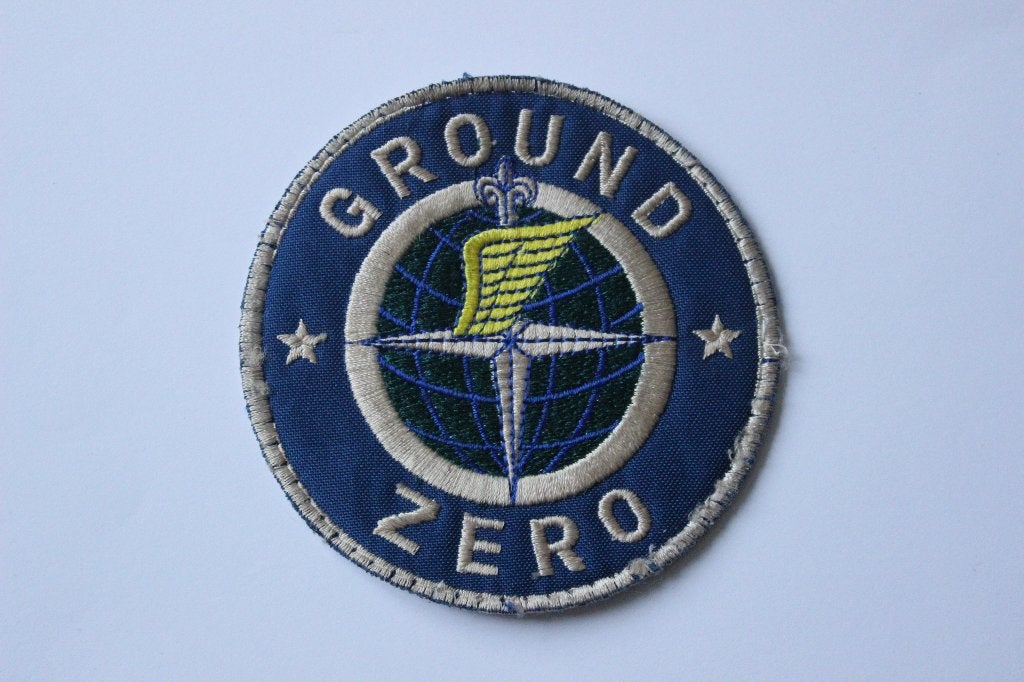 patch  nato  ground  zero, Verzenden, Zo goed als nieuw, Patch, Badge of Embleem