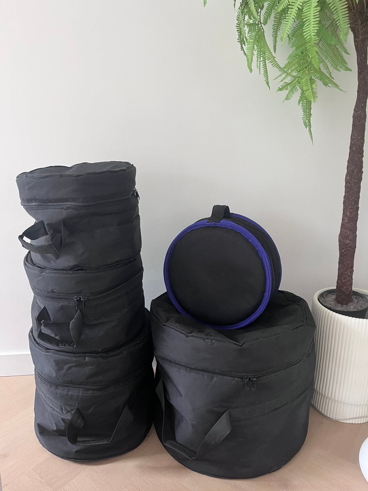 Set hoezen voor drumstel, Muziek en Instrumenten, Ophalen of Verzenden, Zo goed als nieuw, Drums of Percussie