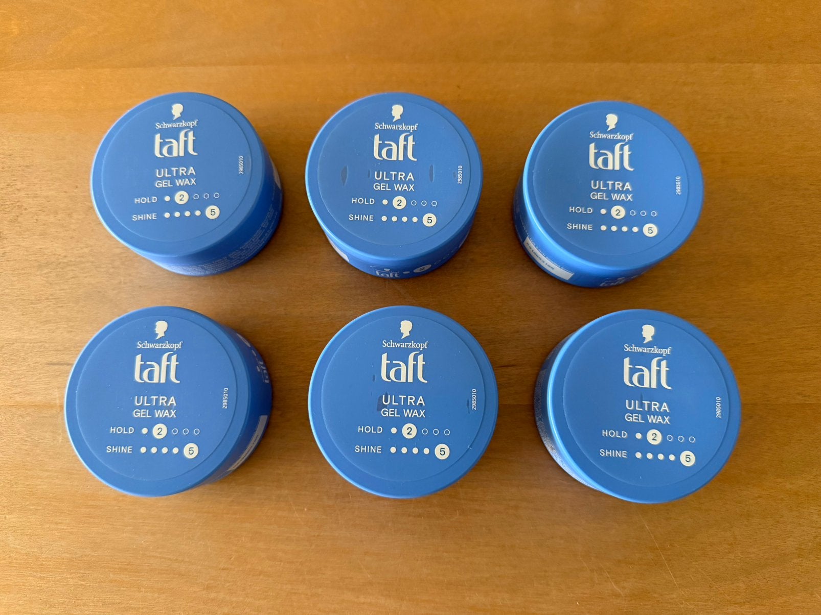 6 x Schwarzkopf Taft ultra gel wax, Ophalen of Verzenden, Nieuw, Gel, Wax, Haarlak of Mousse