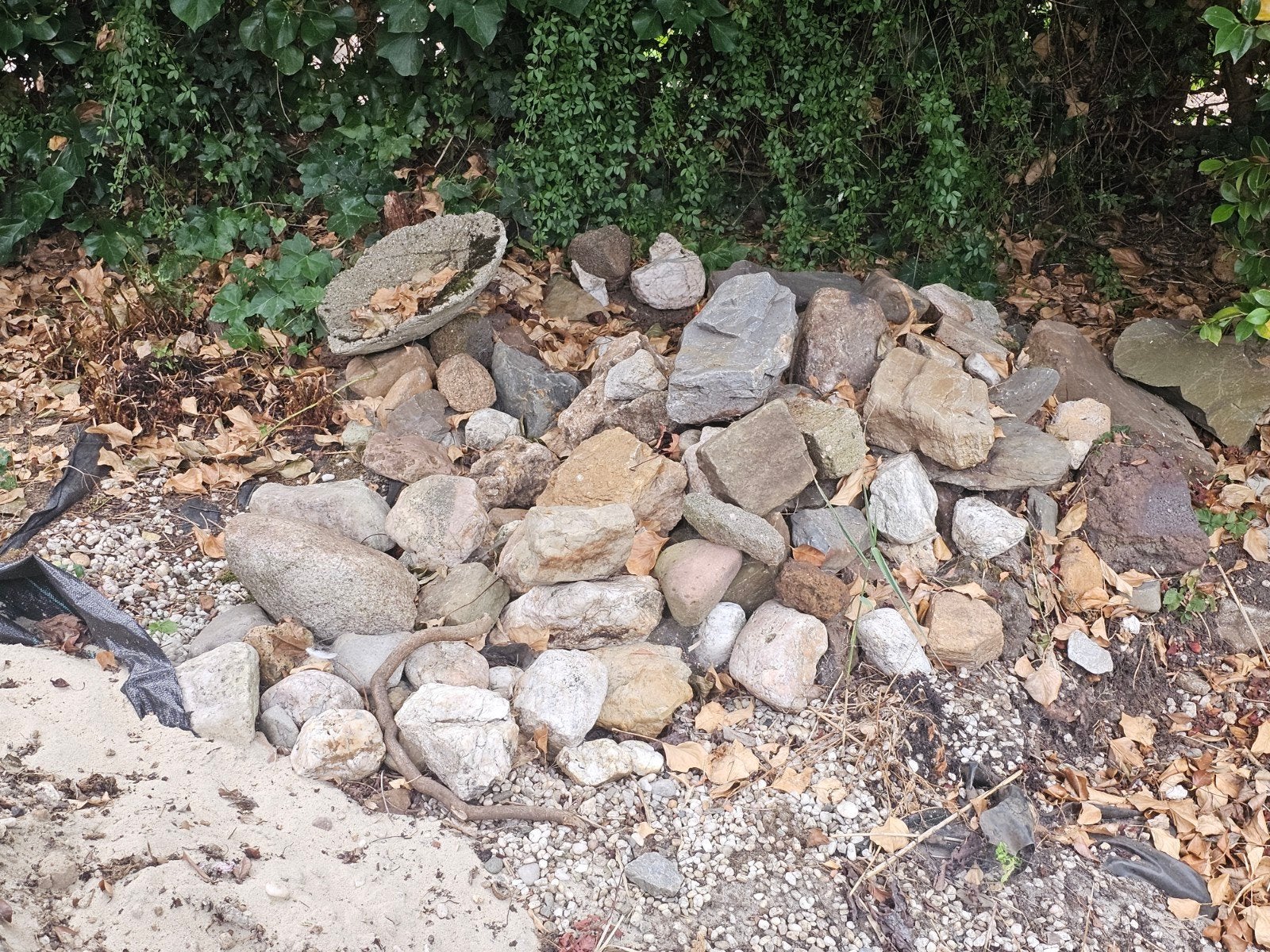 Rivierstenen/keien gratis af te halen, Tuin en Terras, Grind, Keien en Split, Ophalen, Gebruikt