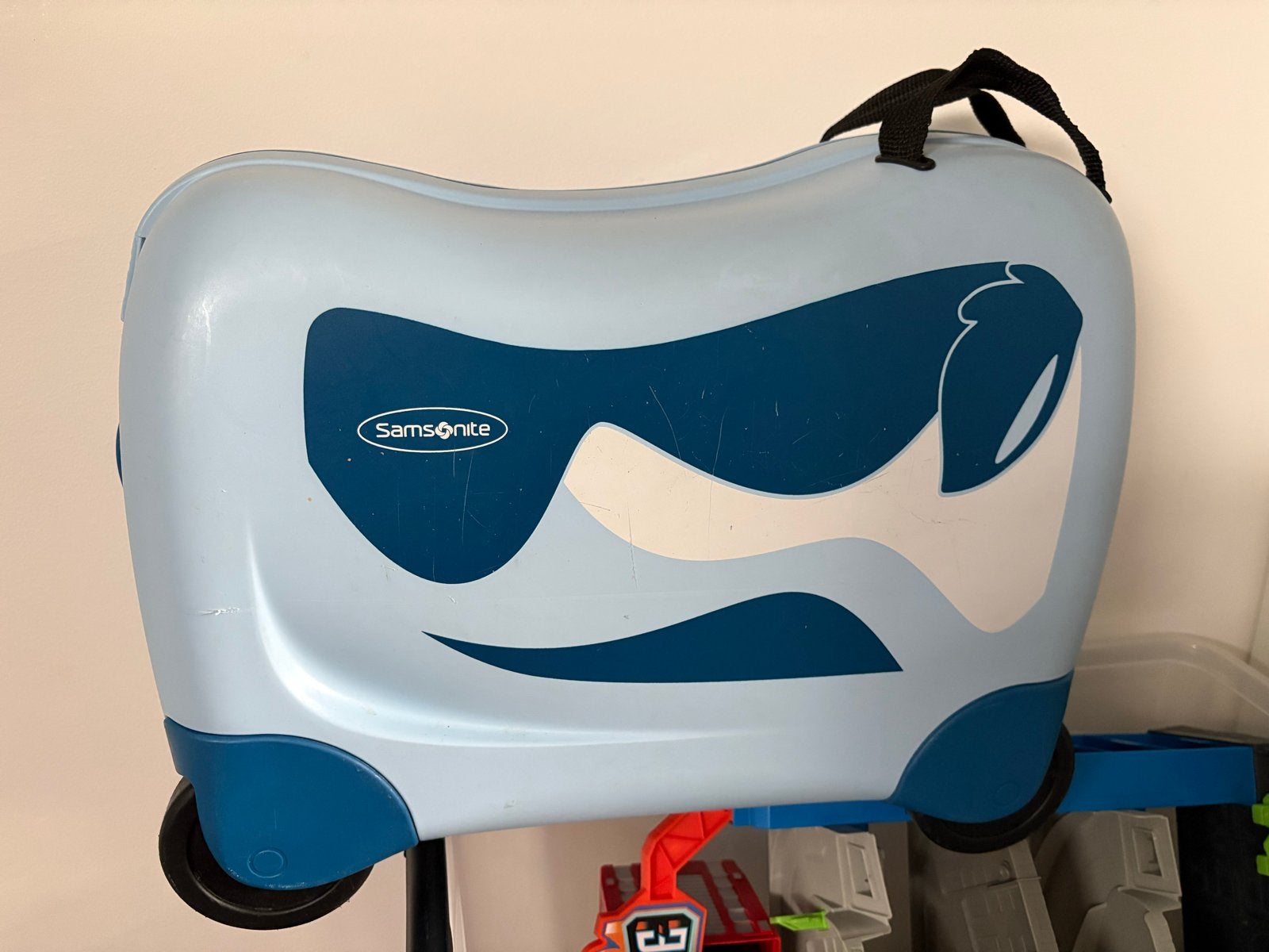 Samsonite Kinderkoffer/Handbagage - Lichtblauw (3-8 jaar), Ophalen, Gebruikt