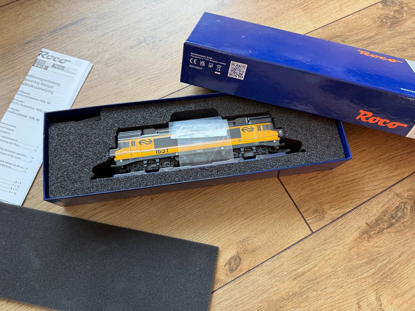 Roco NS Locomotief 1631 H0 - Nieuwstaat, Nieuw, Ophalen of Verzenden, NS, Roco