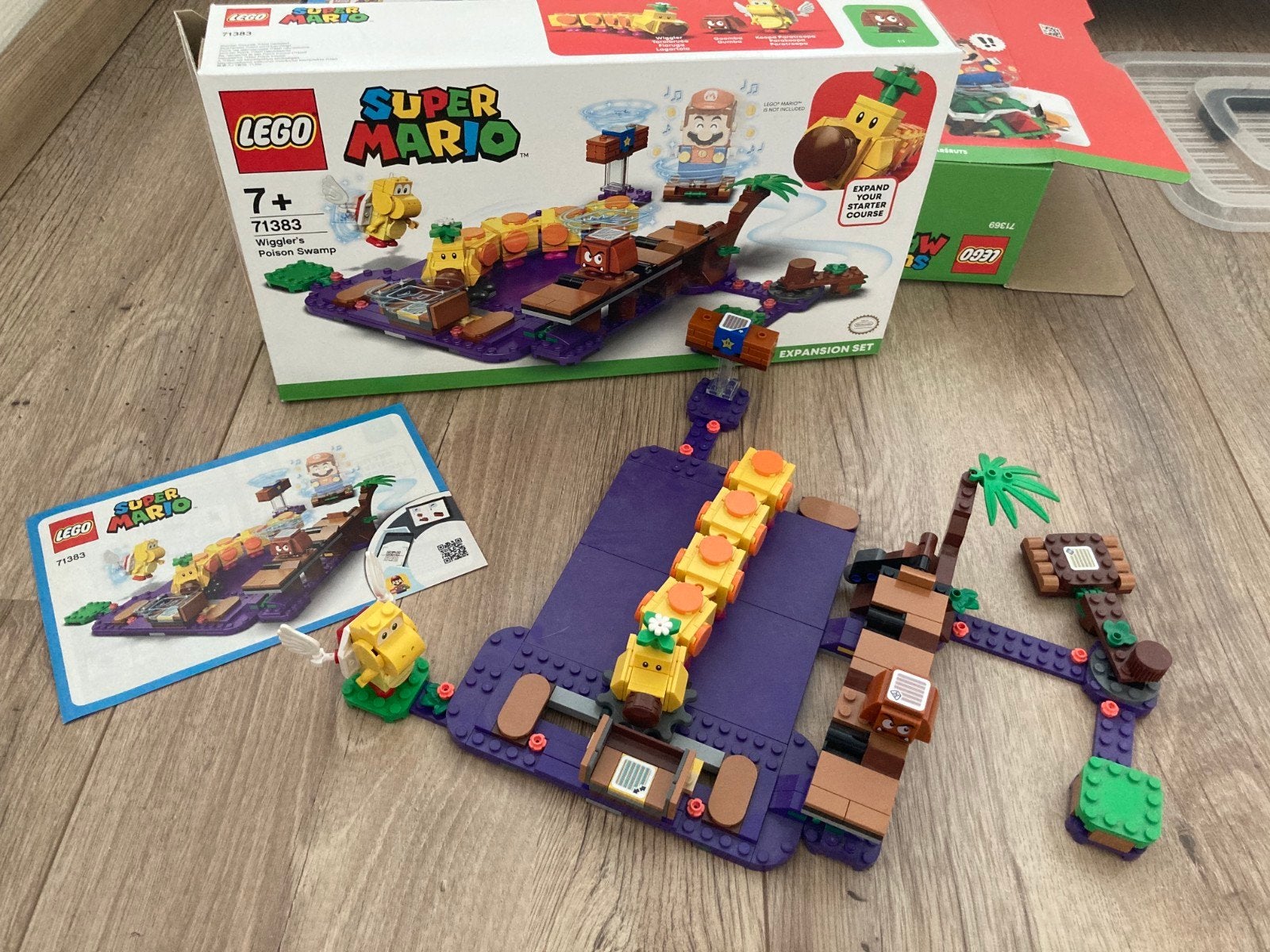 Lego Super Mario 71383 Wiggler's Gifmoeras Uitbreidingsset, Ophalen, Inclusief instructies, Lego, Zo goed als nieuw