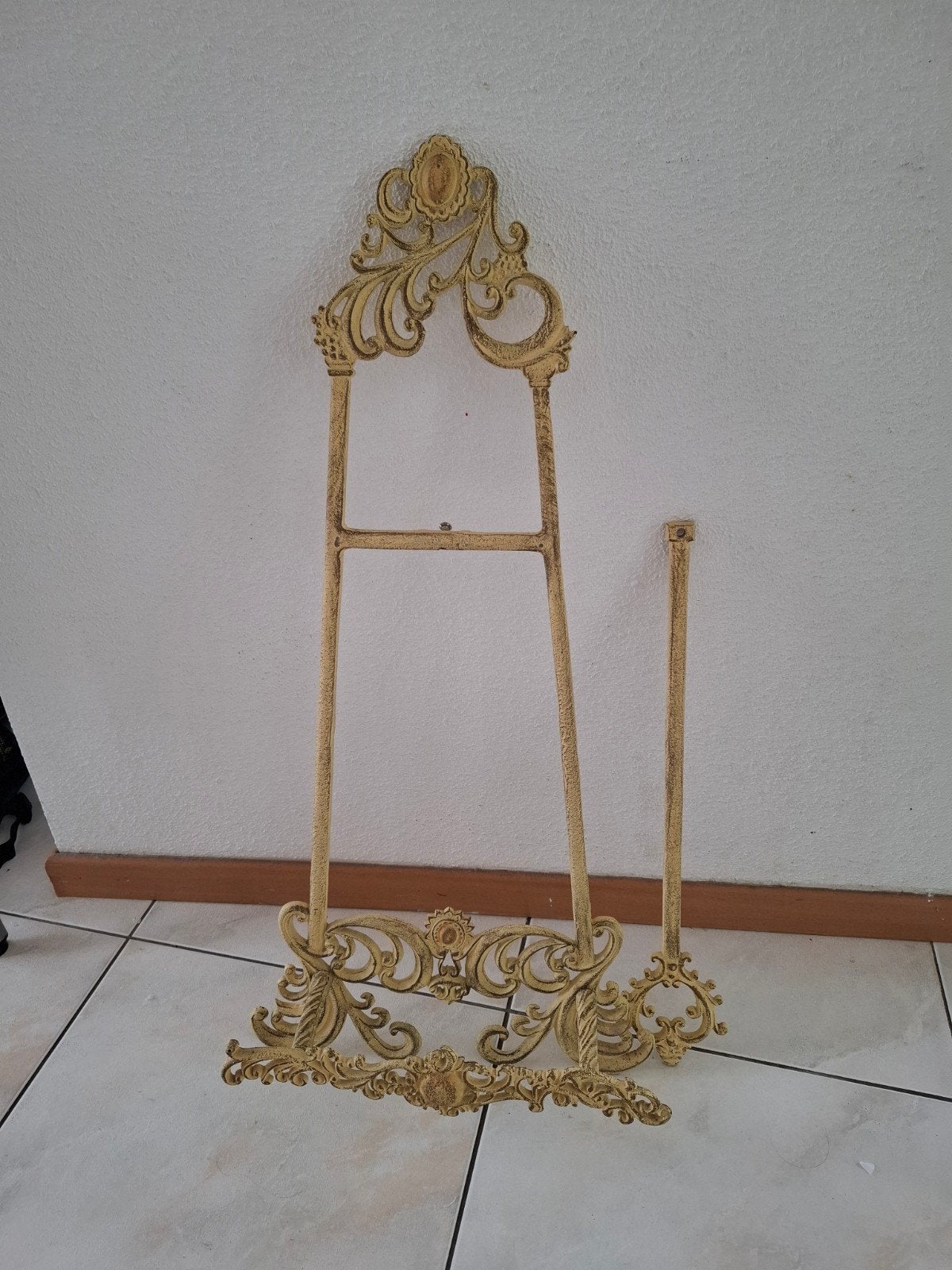 Vintage gietijzeren schildersezel, Antiek en Kunst, Ophalen