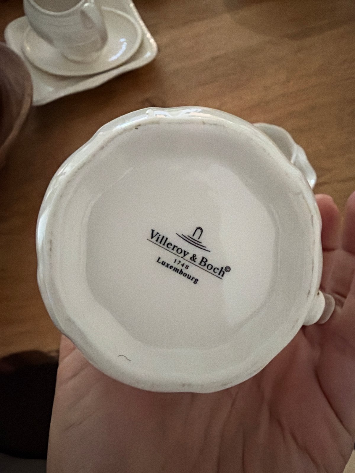 Villeroy & Boch Manoir suikerpot, melkkan en dienblad, Klassiek, Ophalen of Verzenden, Zo goed als nieuw, Porselein