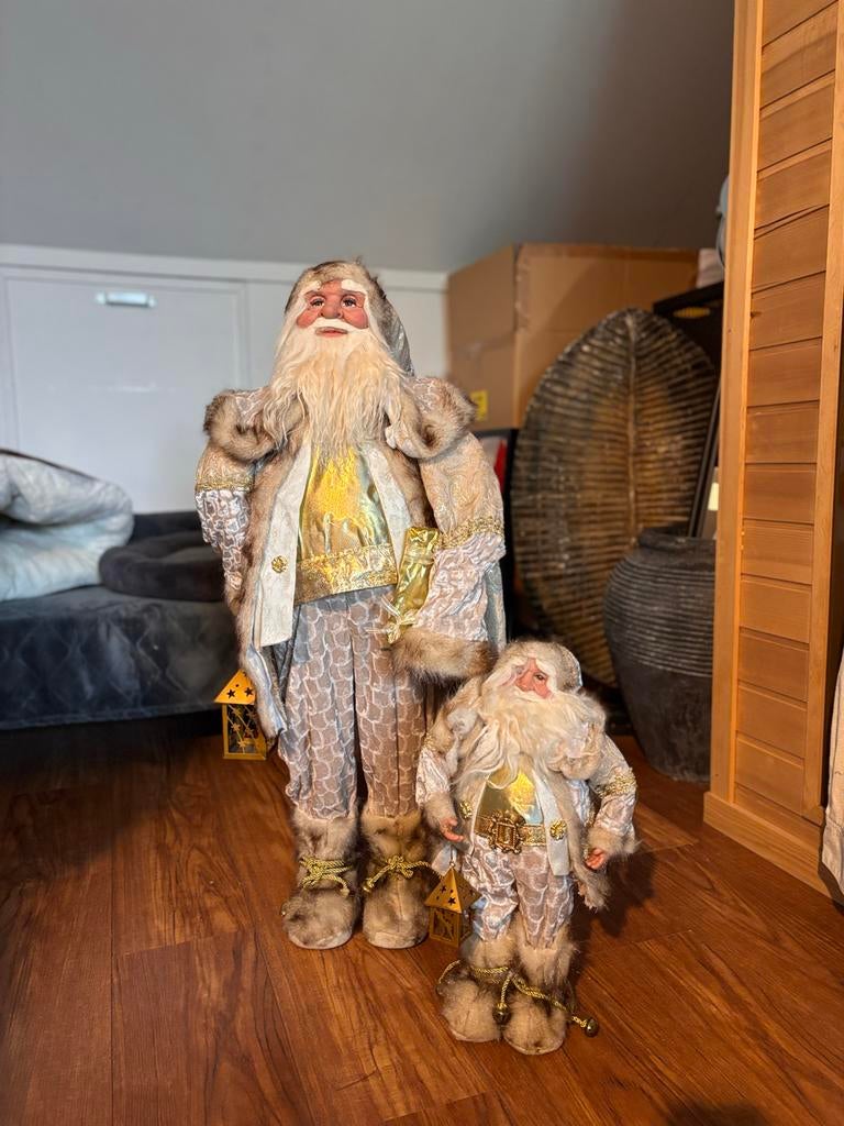 Grote sier kerstmannen, Diversen, Ophalen, Gebruikt