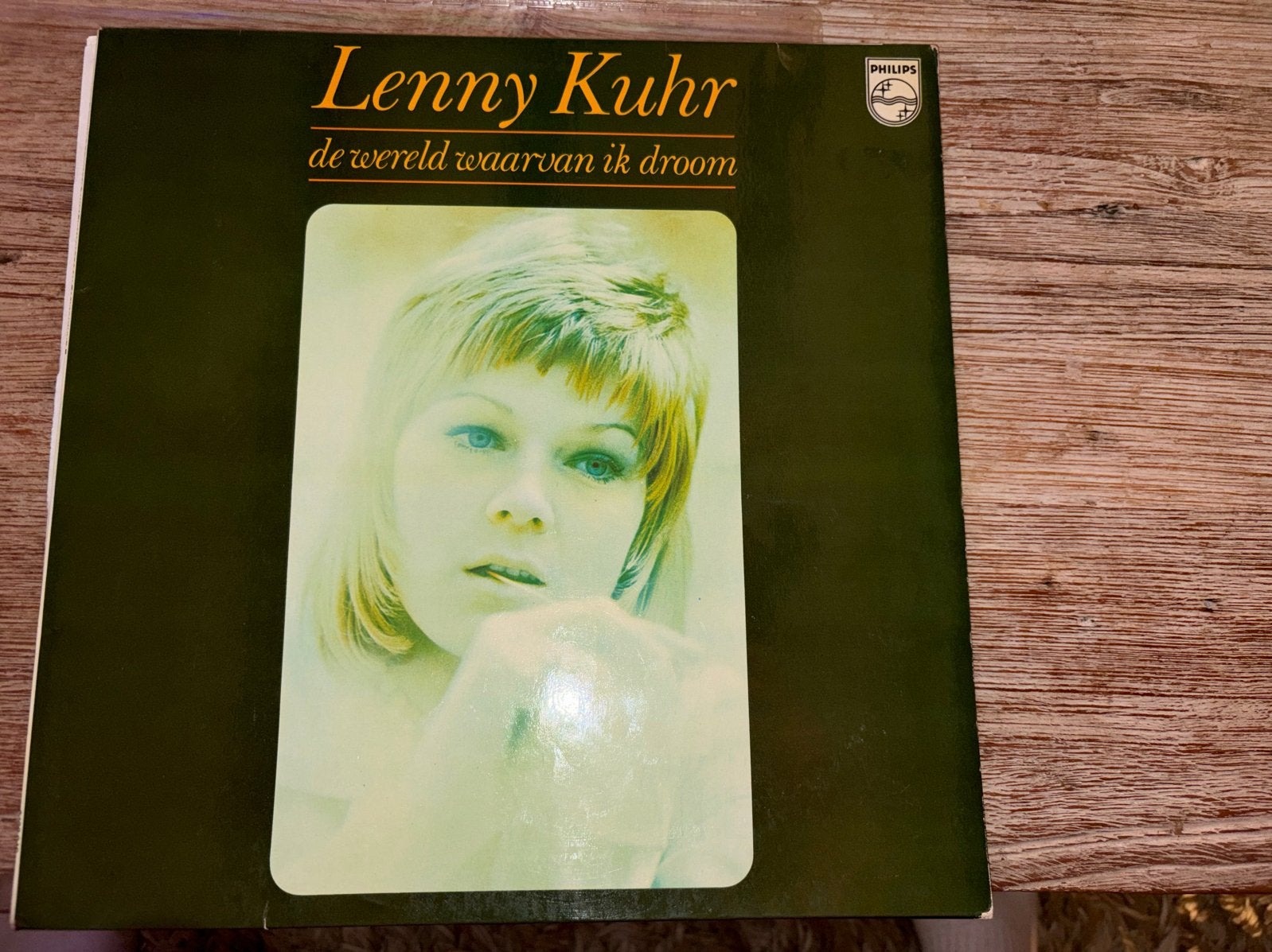 Lenny Kuhr - De Wereld Waarvan Ik Droom (Gesigneerd), LP, Gebruikt, Gesigneerd, Ophalen of Verzenden