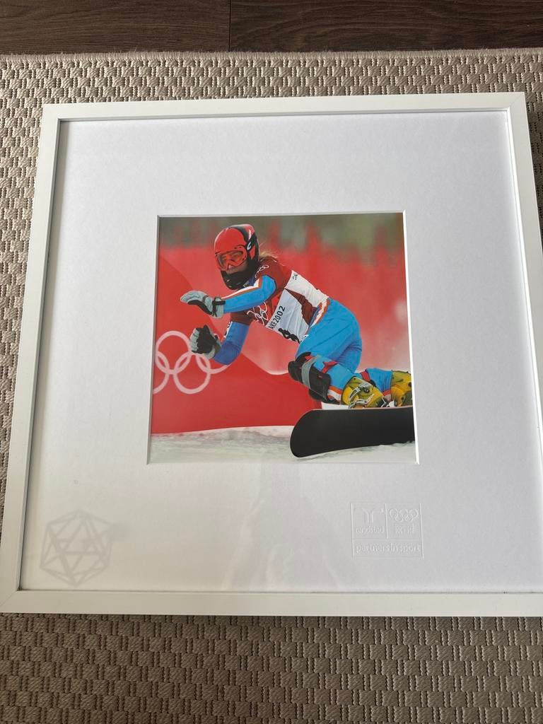 Nicolien Sauerbreij - Olympische Spelen 2002, Ophalen, Minder dan 50 cm, Schilderij