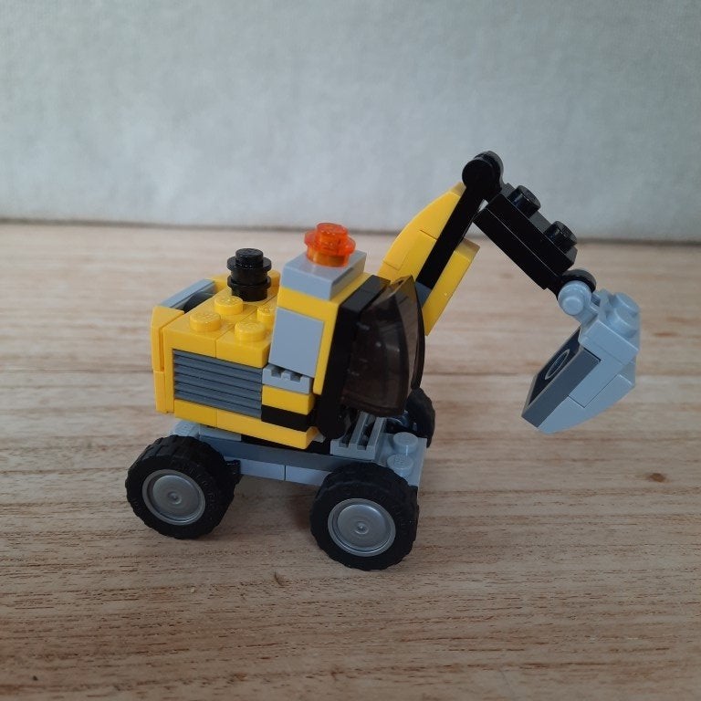 LEGO | 31014 Power Digger Graafmachine Creator 3 in 1, Lego, Ophalen of Verzenden, Zo goed als nieuw, Compleet