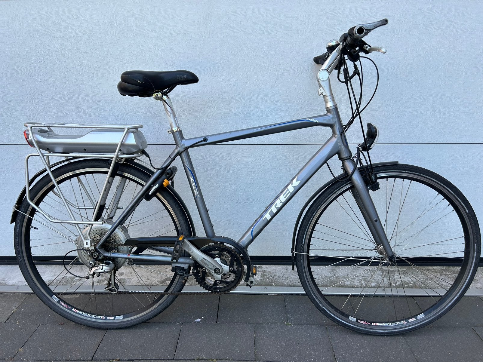 Trek X500 elektrische herenfiets 55 cm ca 50 km actieradius, Gebruikt, 50 km per accu of meer, 55 tot 59 cm, Ophalen