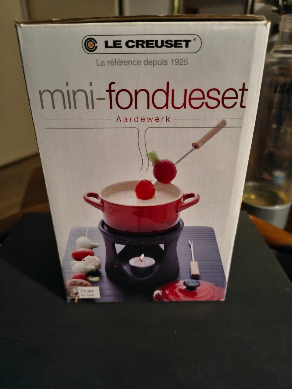 Le Creuset Mini fondueset, Ophalen of Verzenden