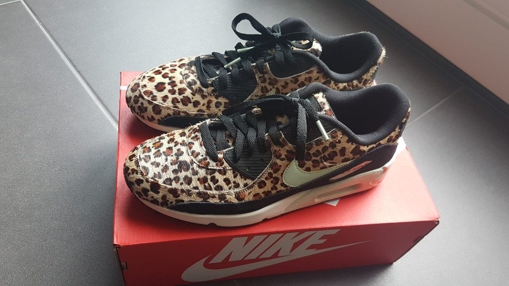 Nike Air Max 90 Leopard Tijger Panter Luipaard Sneakers, Bruin, Verzenden, Nike, Nieuw