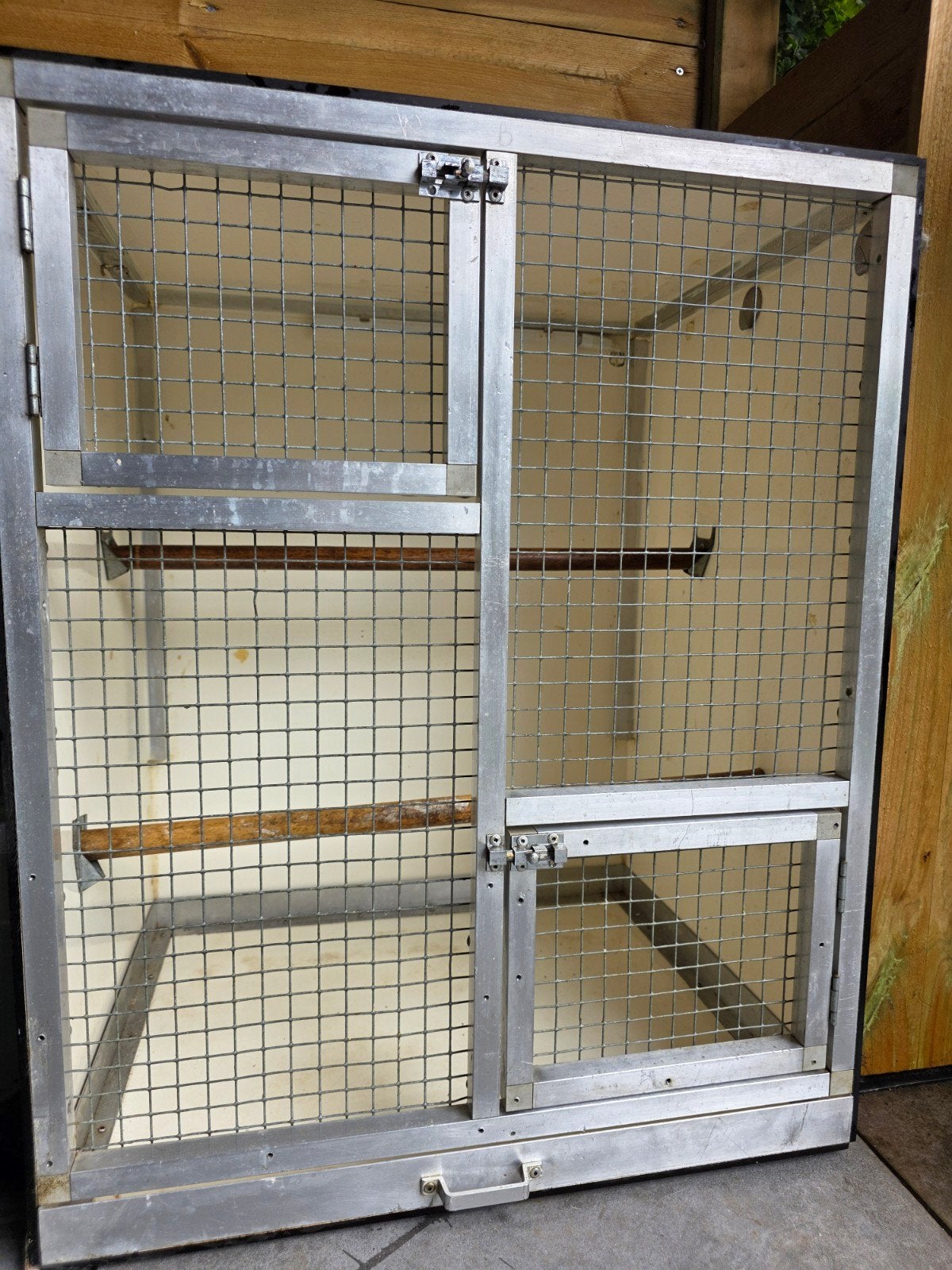 vogelkooi, Dieren en Toebehoren, Vogels | Hokken en Kooien, Ophalen of Verzenden, Zo goed als nieuw, Aluminium, Vogelkooi