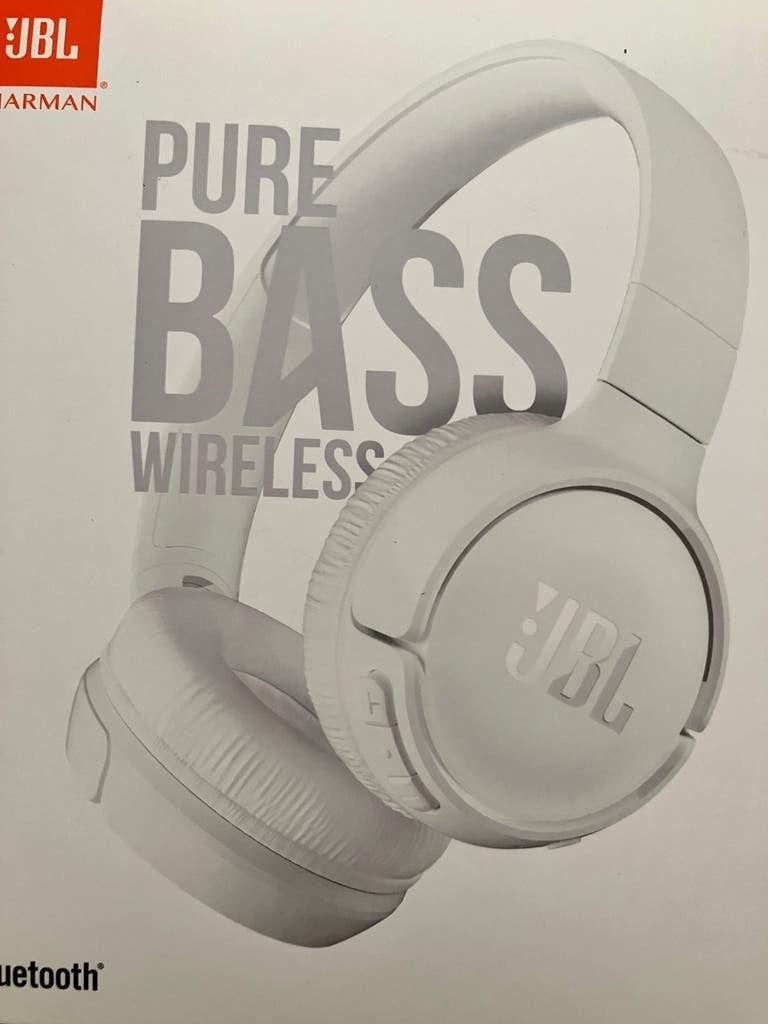 JBL Tune 510BT, draadloze Bluetooth koptelefoon, wit, zgan