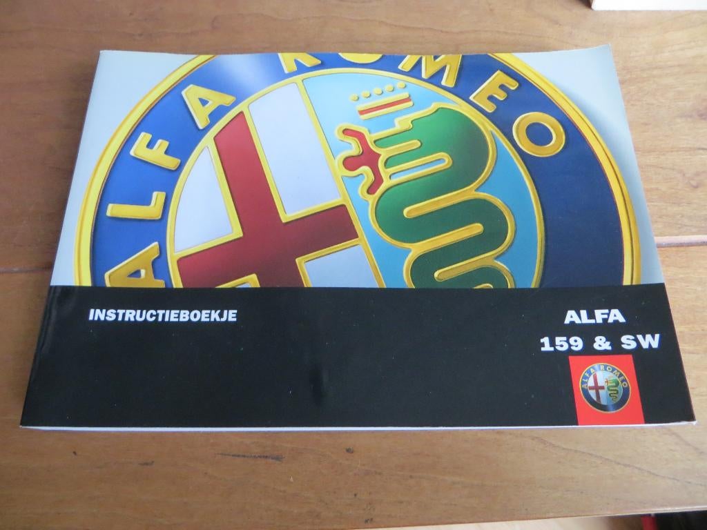 Instructieboek Alfa Romeo 159, Alfa 159 SW 2007, Auto diversen, Handleidingen en Instructieboekjes, Ophalen of Verzenden