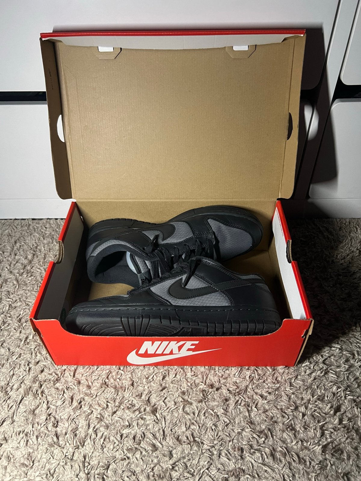 Nike Dunk Low Retro SE, Zwart, Nieuw, Ophalen of Verzenden, Sneakers of Gympen