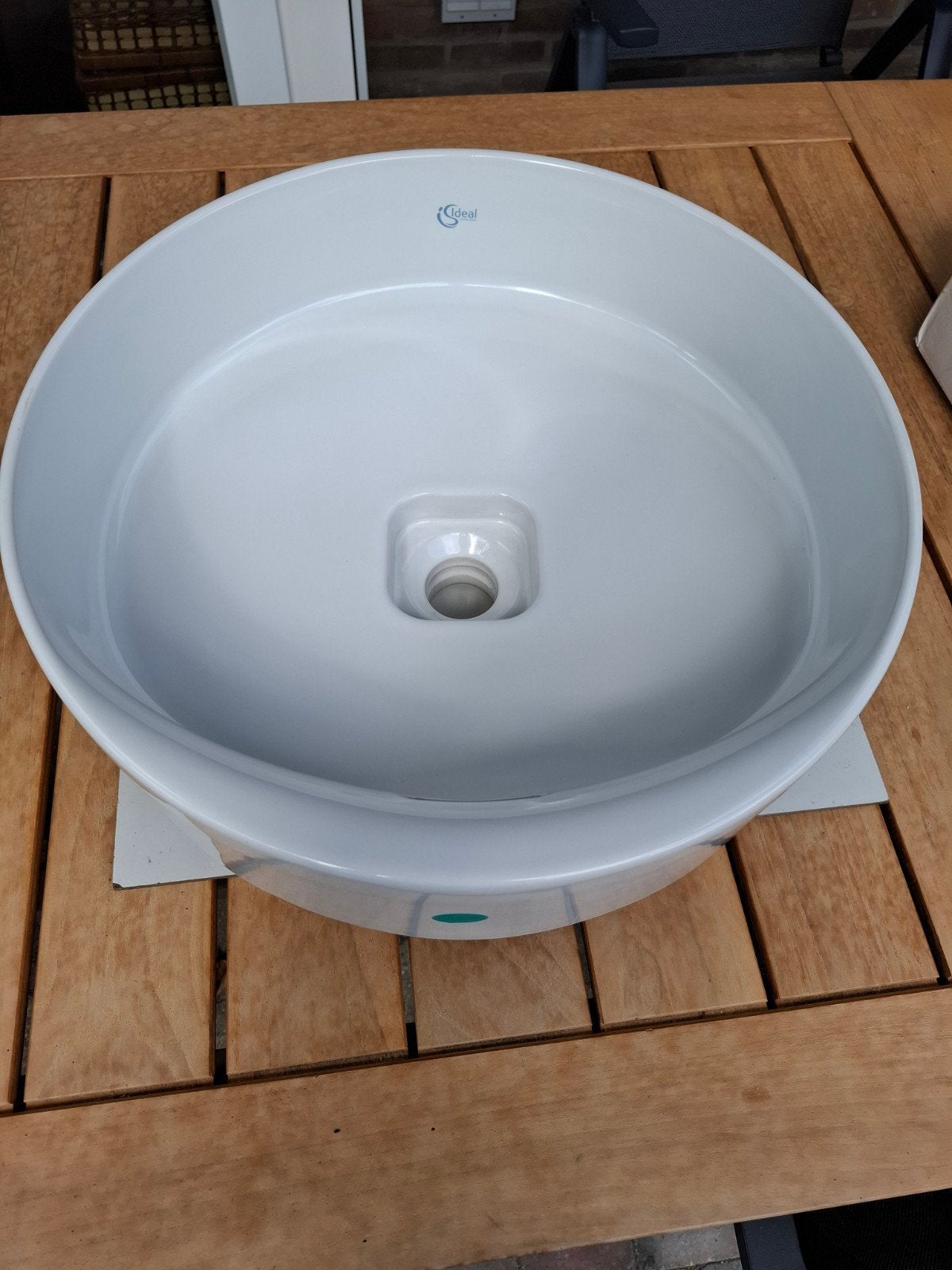 Opbouw wastafel Ideal Standard rond 45, Ophalen of Verzenden, Nieuw, Wastafel