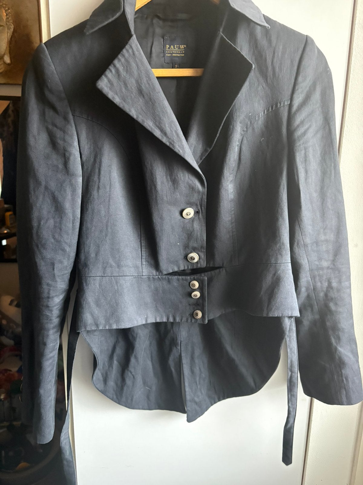 Blazer van het merk pauw, Ophalen of Verzenden, Zo goed als nieuw, Zwart
