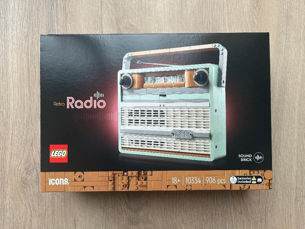 NIEUW: Lego 10334 - Retro radio, Lego, Ophalen of Verzenden, Icons, Complete set