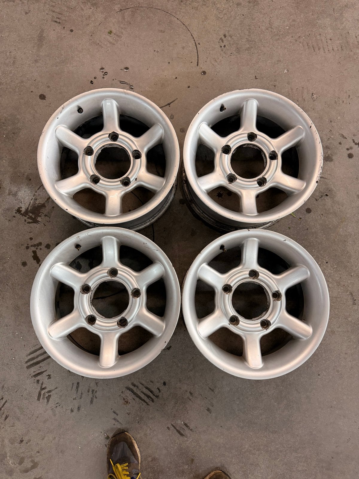 Borbet CW Velgen Land Rover Defender 16 inch 7J (set van 4), Auto-onderdelen, Banden en Velgen, Gebruikt, Velg(en), 16 inch, Ophalen of Verzenden