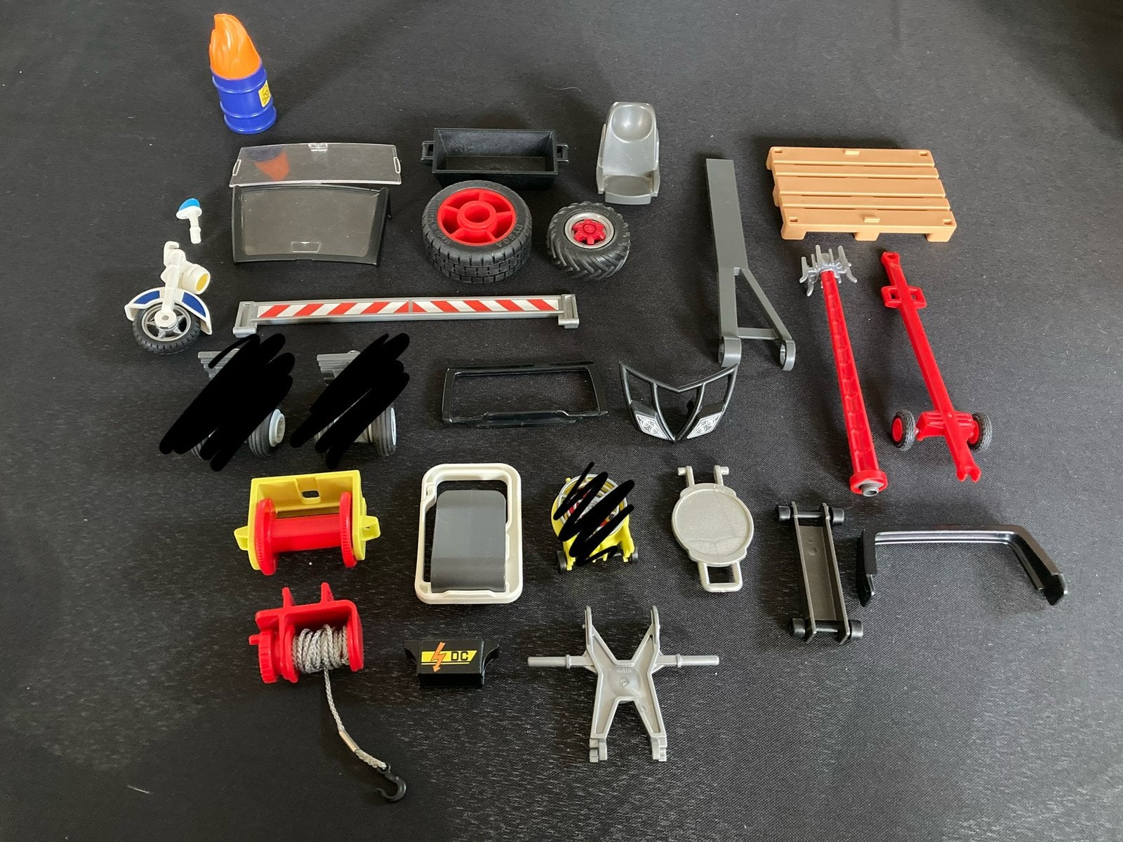 Playmobil banden, vuurton ed…, Ophalen of Verzenden, Zo goed als nieuw