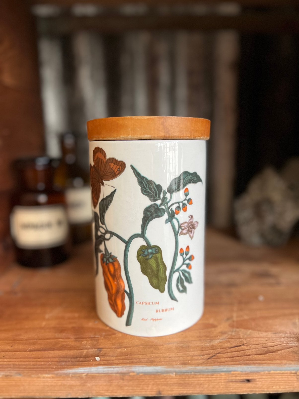 Vintage voorraadpot portmeirion, Ophalen of Verzenden, Zo goed als nieuw, Koek(jes)