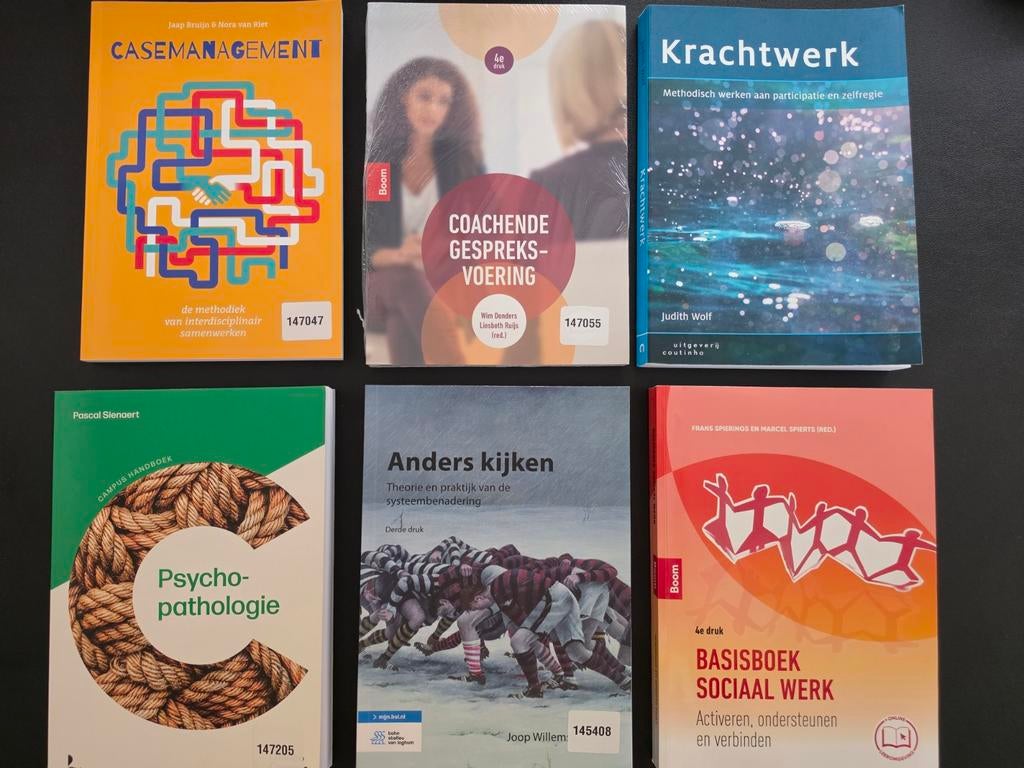 Diverse studieboeken HBO Sociaal werk, Boeken, Studieboeken en Cursussen, Diverse auteurs, Zo goed als nieuw, Gamma, HBO