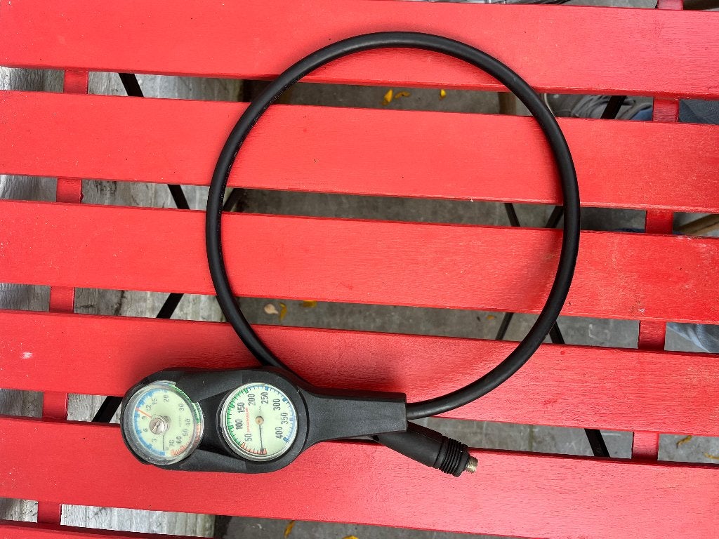 Manometer en dieptemeter in console, Watersport en Boten, Ophalen of Verzenden, Gebruikt, Overige typen