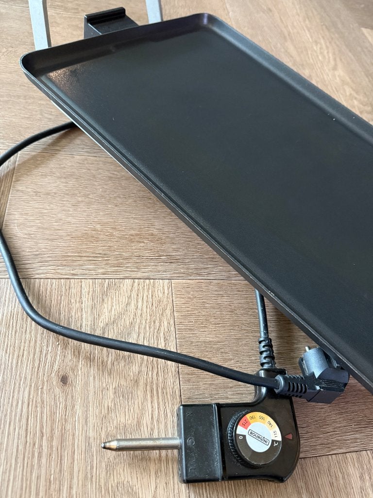 Bourgini bakplaat/grillplaat, Ophalen, Zo goed als nieuw, Tafelgrill