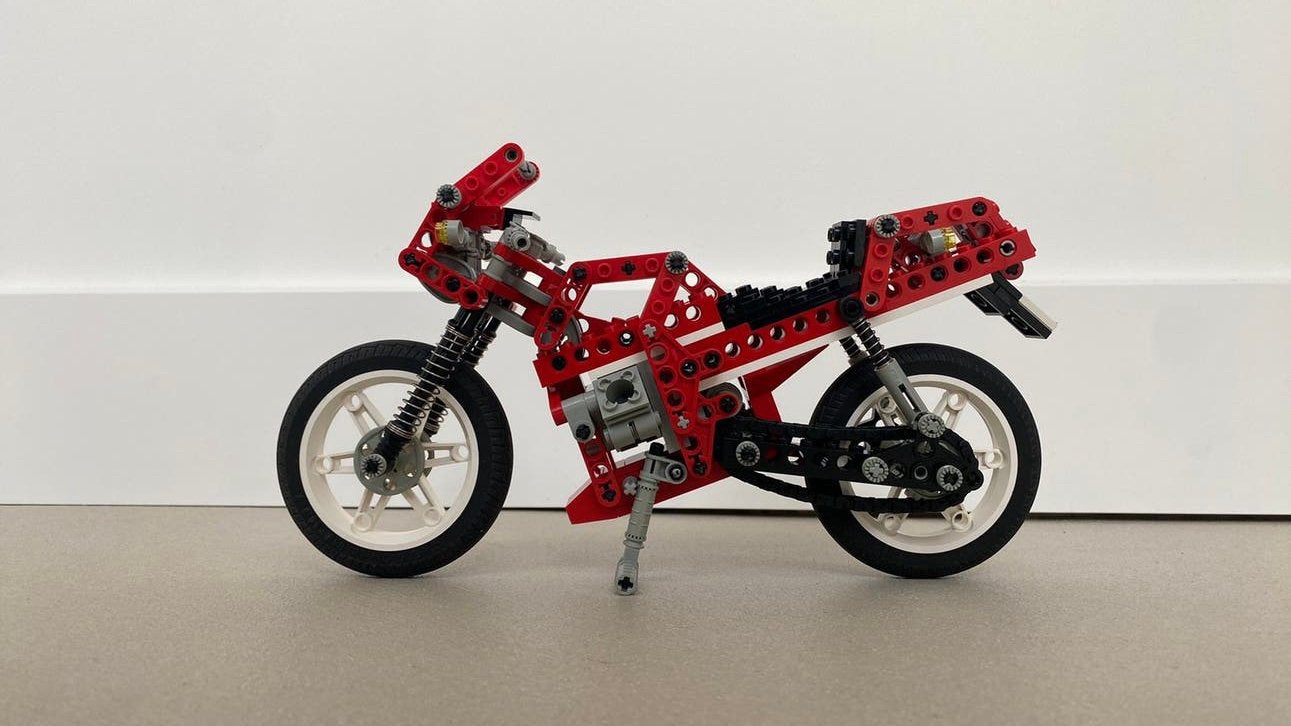 Lego 8422 Technic Motor Bike, Ophalen of Verzenden