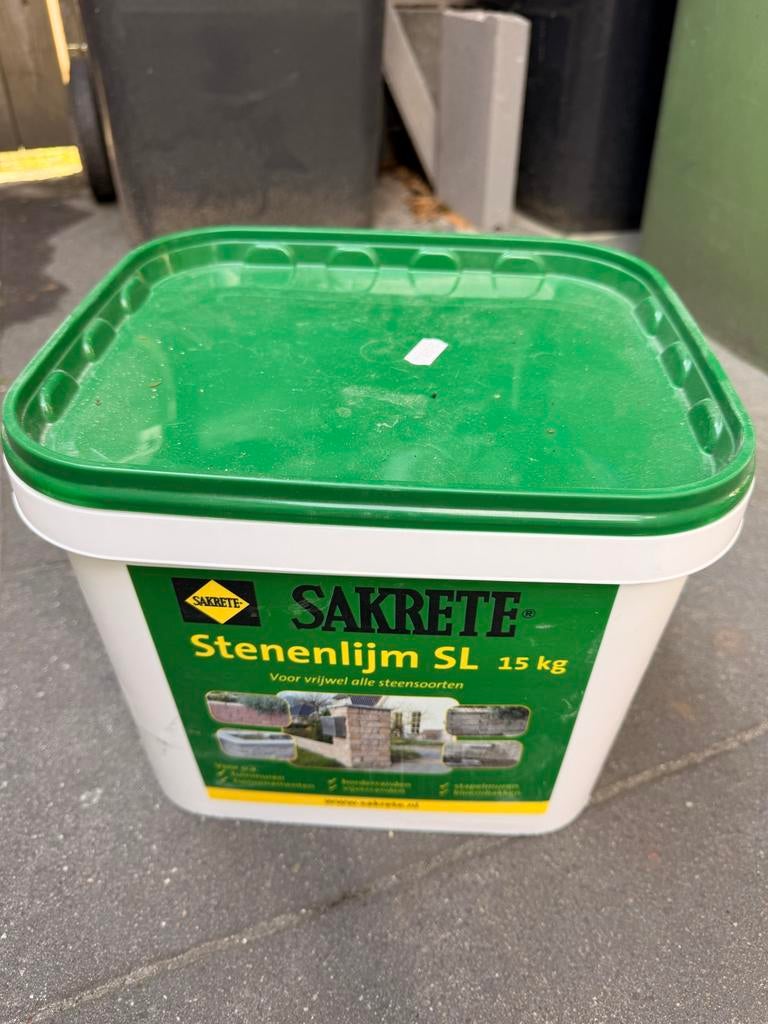 Sakrete Stenenlijm SL 15 kg - Ongeveer halfvol, Ophalen, Overige typen