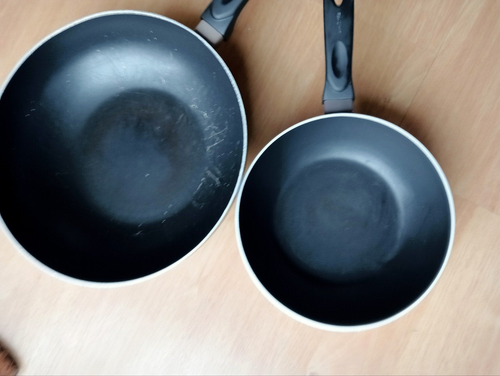 Brabantia wokpannen groot en klein, Overige materialen, Gebruikt, BK, Ophalen of Verzenden