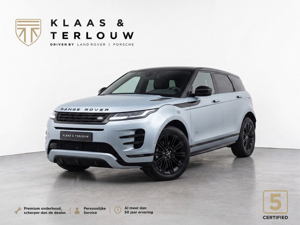Land Rover Range Rover Evoque 1.5 P270e PHEV AWD Dynamic SE, Auto's, Land Rover, Adaptive Cruise Control, Zwart, Bedrijf, Hybride Elektrisch/Benzine
