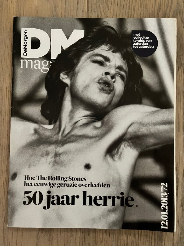 THE ROLLING STONES - coverstory DM Magazine * 2013 * NIEUW, Ophalen of Verzenden, Nieuw, Muziek, Film of Tv