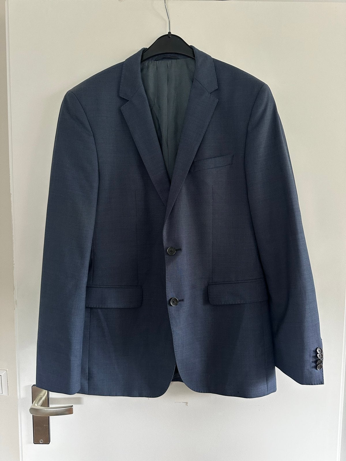 Hugo Boss Guabello Super 120 colbert maat 52/54 (L), Kleding | Heren, Kostuums en Colberts, Ophalen of Verzenden, Zo goed als nieuw