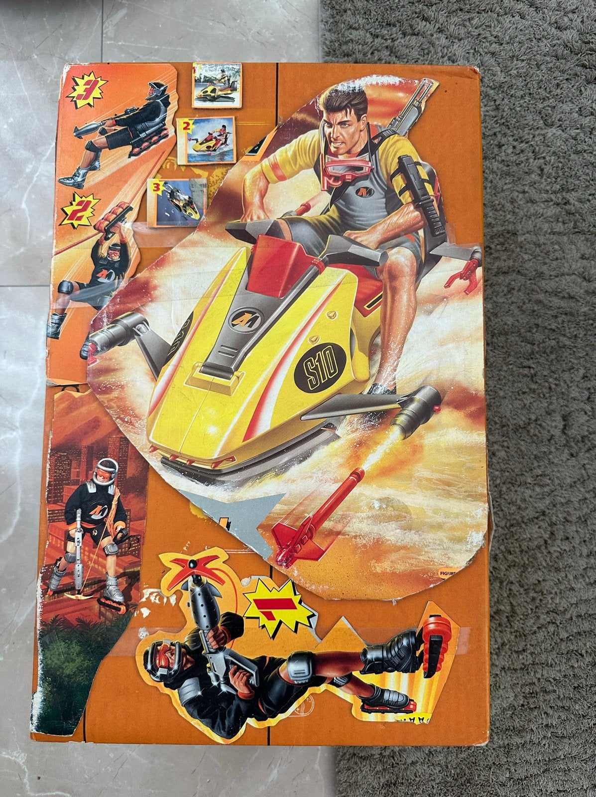 Action Man in originele doos, Ophalen of Verzenden, Gebruikt
