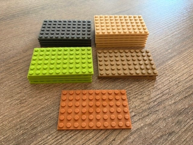lego grondplaatjes 6x10 in 5 kleuren, Kinderen en Baby's, Speelgoed | Duplo en Lego, Ophalen of Verzenden, Nieuw, Grondplaat, Lego
