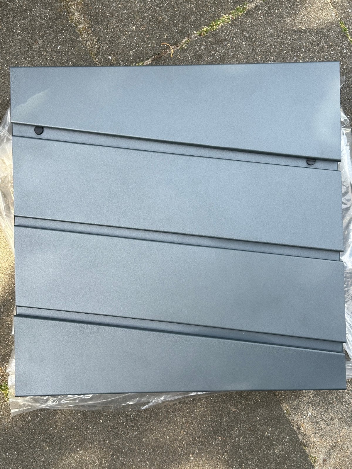 Wandbrievenbus / letterbox, Ophalen of Verzenden, Zo goed als nieuw, Staal, Wandbrievenbus