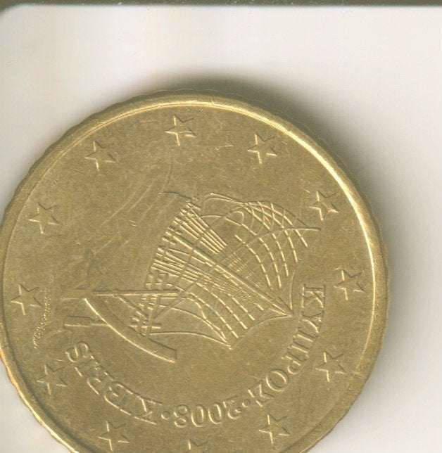 50 cent 2008 cyprus, Verzenden, Overige landen