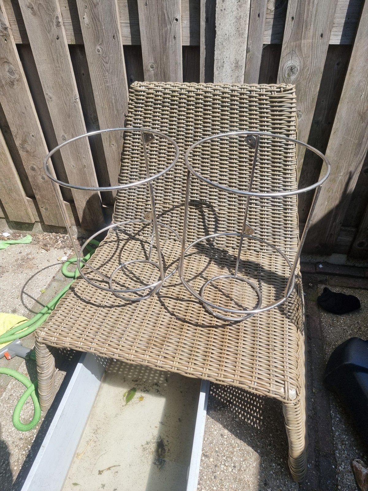 RVS Fenderhouder - 30cm doorsnede, 45cm hoog, Ophalen of Verzenden, Gebruikt, Overige typen
