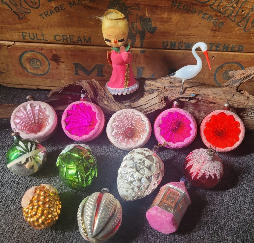 oude kerstballen uit oma's kast, Verzenden, Gebruikt