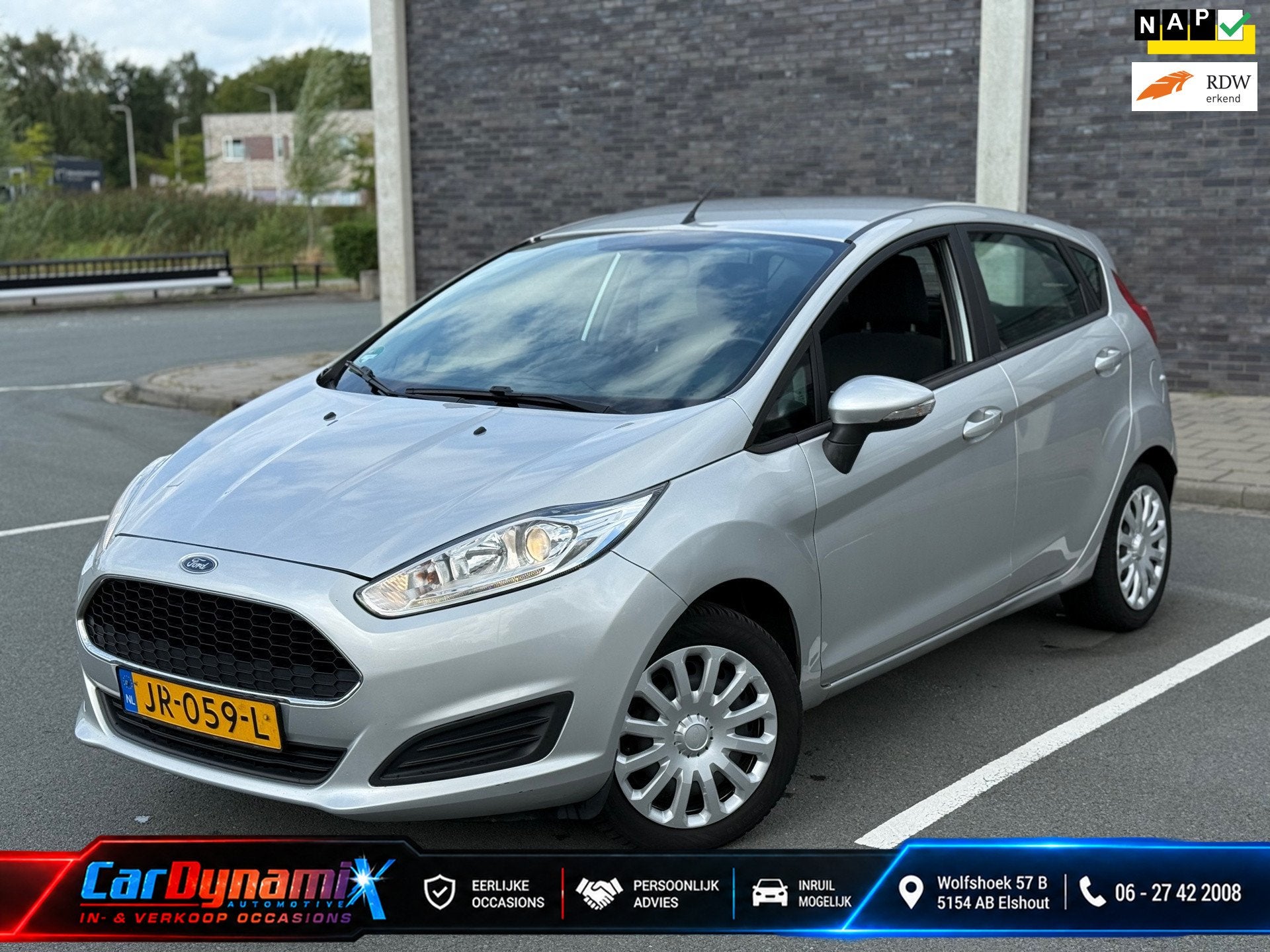 Ford Fiesta 1.0 Style | Nwe Distributie + WP | Gr Beurt | AP, Euro 6, 525 kg, 23 km/l, Origineel Nederlands