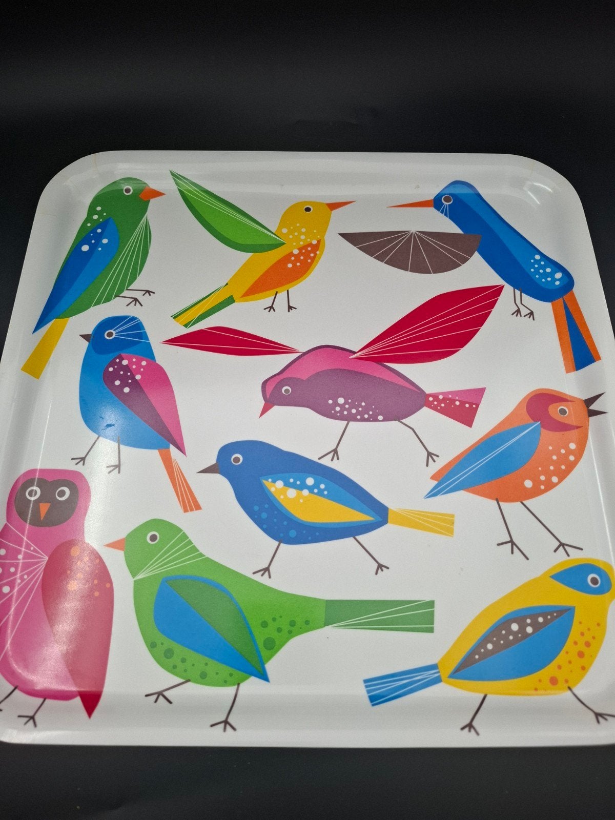 Zeldzaam ikea dienblad design van S. Edholm, Ophalen of Verzenden, Zo goed als nieuw, Rond, Kunststof