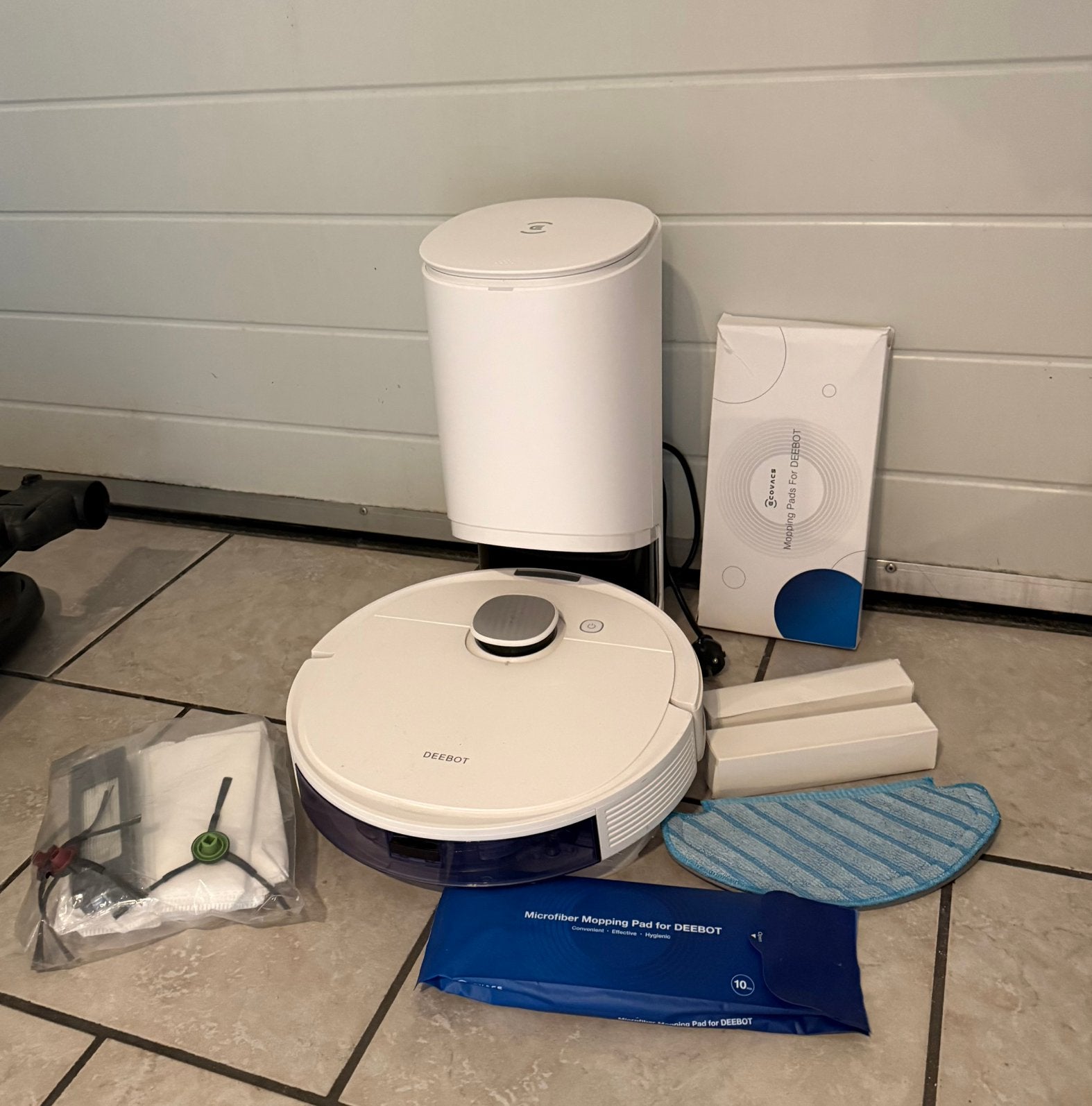 Robotstofzuiger Ecovacs Deebot N8 Pro+, Stofzak, Gebruikt, Bedienbaar via app, Ophalen of Verzenden