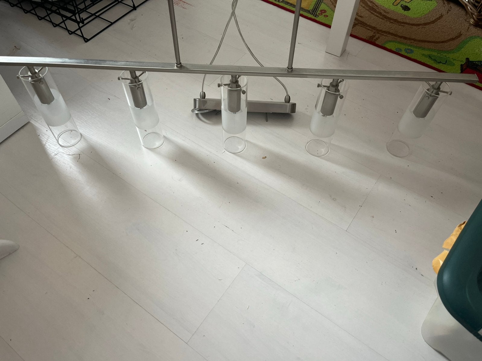Hang lamp, Ophalen of Verzenden, Gebruikt, Glas, Minder dan 50 cm