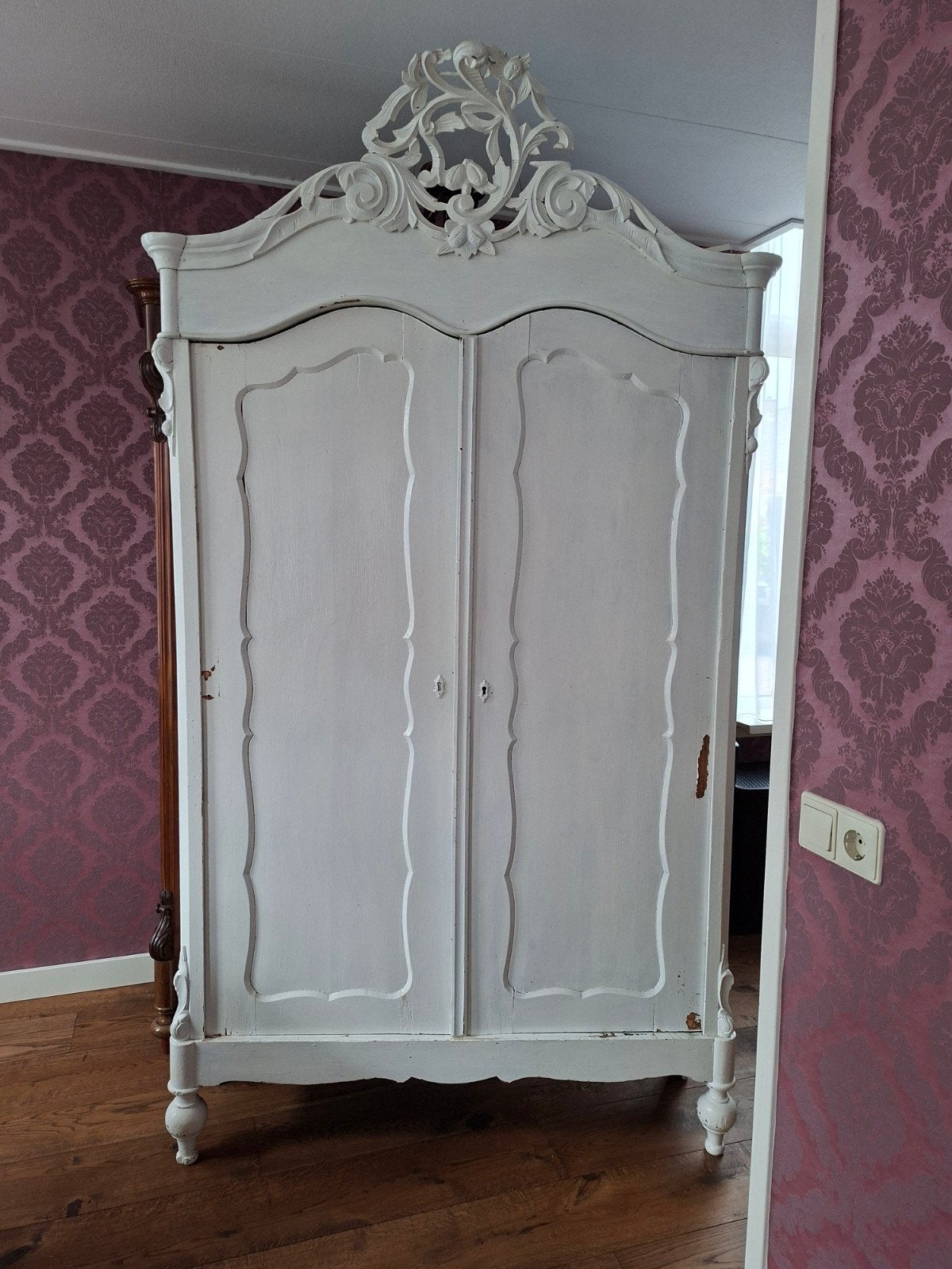 Oude Biedermeier kuifkast., Ophalen
