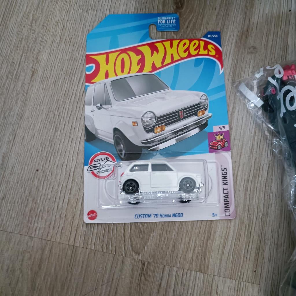 hot wheels custom '70 honda n600 compact king lange kaart, Ophalen of Verzenden, Nieuw, Auto
