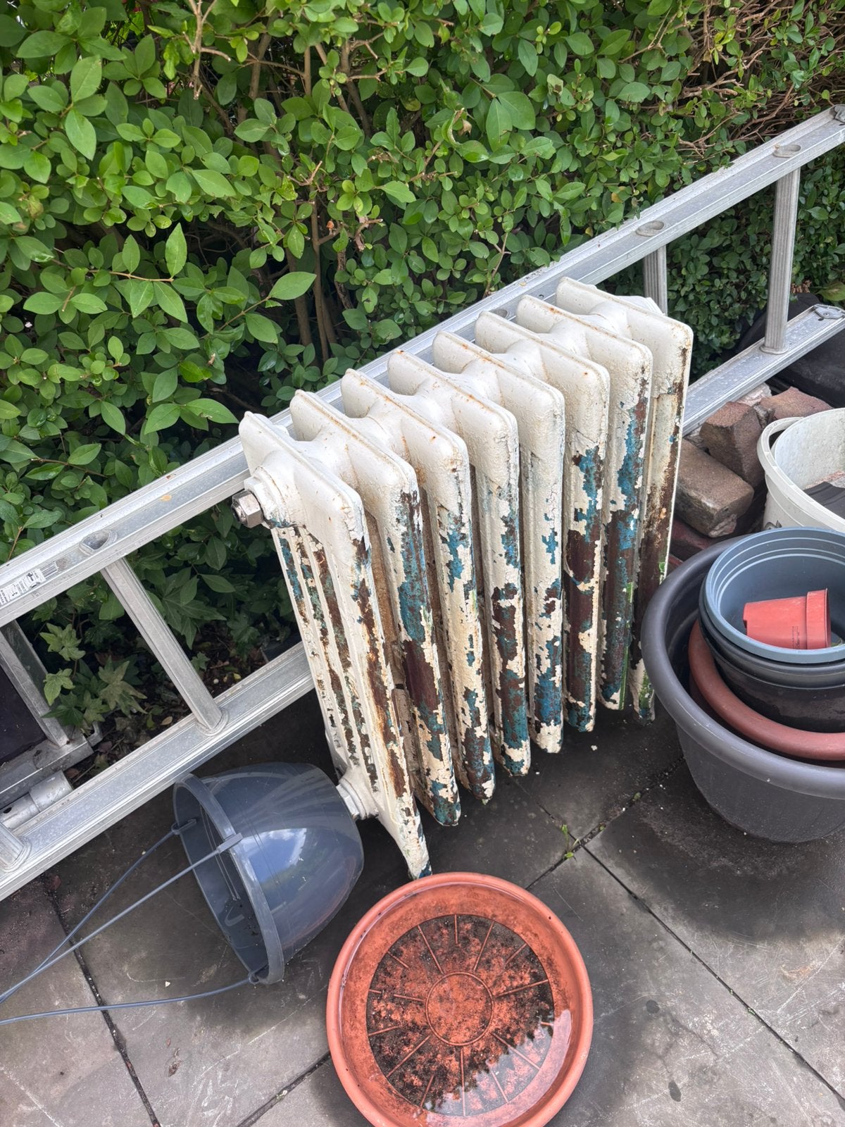 Gietijzeren radiator (design), Ophalen, 30 tot 80 cm, Gebruikt, Radiator